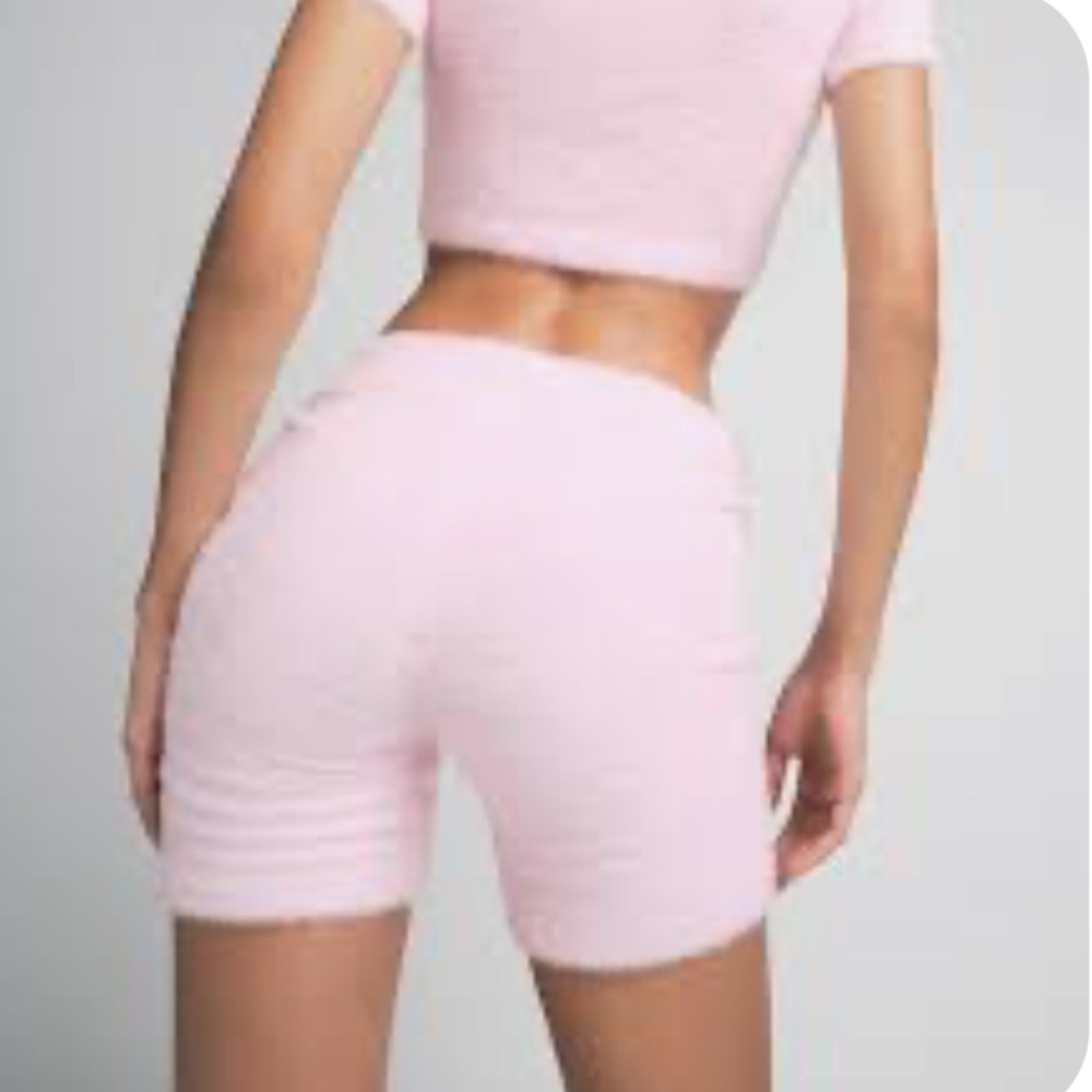 New! Limited Edition Skims Fuzzy Knit Bike Shorts